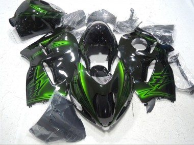 Acquista Carena Moto Suzuki GSXR 1300 Hayabusa 1996-2007 - Nero Lucido Verde