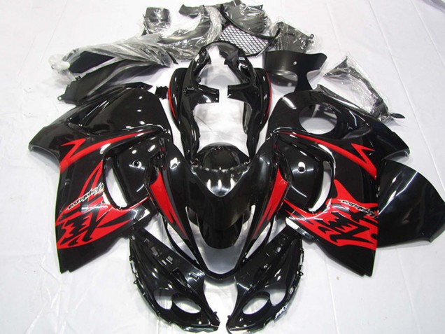 Acquista Carena Moto Suzuki GSXR 1300 Hayabusa 2008-2020 - Nero Lucido Rosso