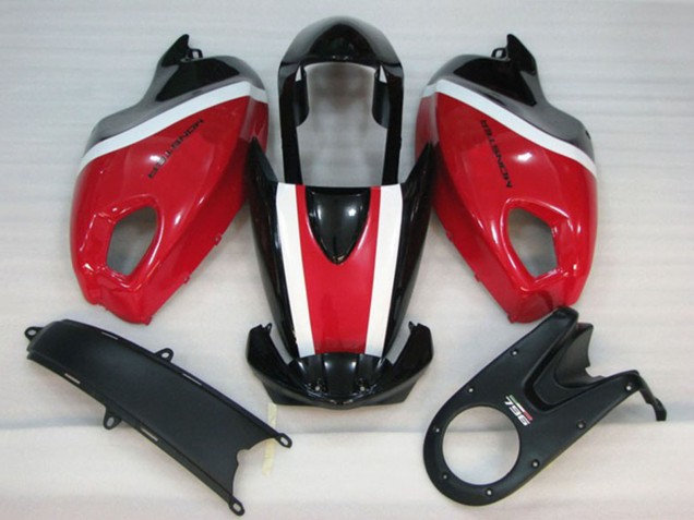 Acquista Kit Carena Moto Ducati Monster 696 2008-2012 - Bianco Rosso Nero Lucido