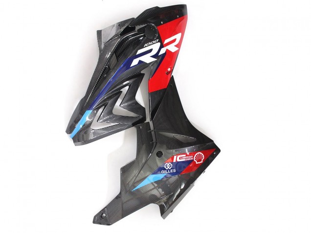 Acquista Carena Moto BMW S1000RR 2015-2016 - Blu Rosso Fibra di Carbonio