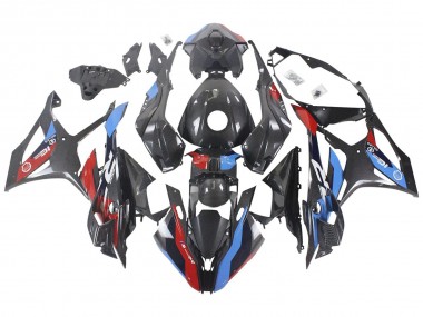 Acquista Carena Moto BMW S1000RR 2023-2024 - Blu Rosso Fibra di Carbonio