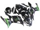 Acquista Carena Moto Kawasaki EX400 2018-2024 - Nero Opaco Verde Mostro Showr Nevicare