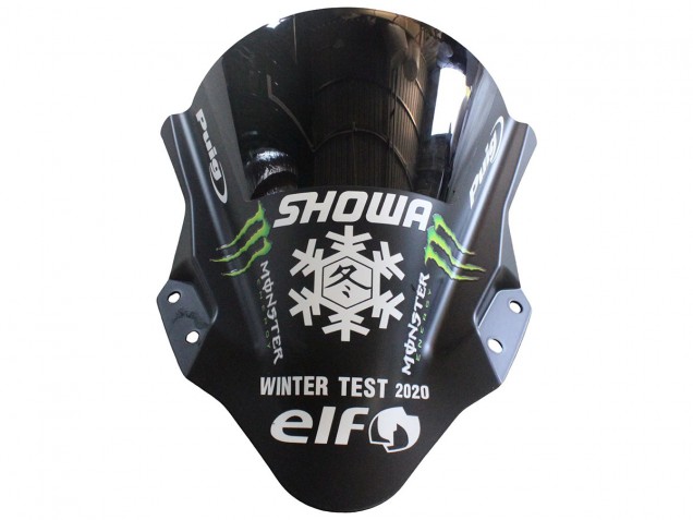 Acquista Carena Moto Kawasaki EX400 2018-2024 - Nero Opaco Verde Mostro Showr Nevicare