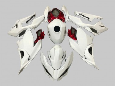 Acquista Carena Moto Kawasaki EX400 2018-2024 - Bianco Rosso Nero