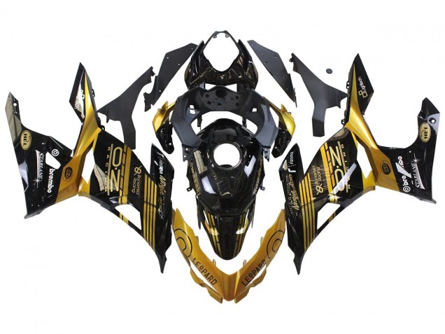 Acquista Carena Moto Kawasaki EX400 2018-2024 - Oro Nero Lucido
