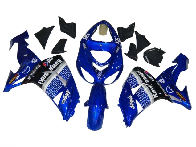Acquista Carena Moto Kawasaki ZX10R 2006-2007 - Blu Bianco Nero Elf