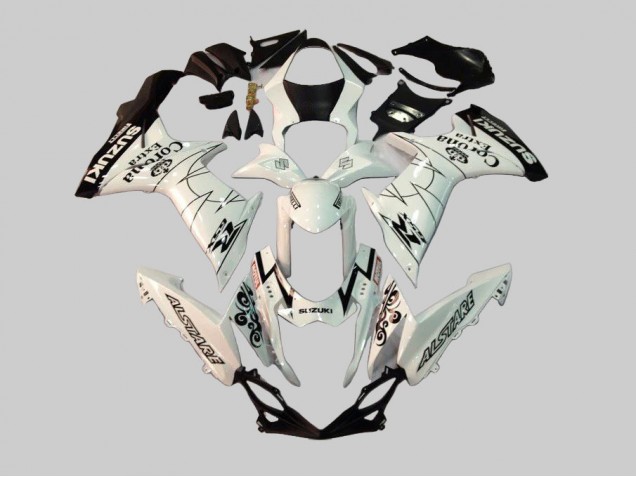 Acquista Carena Moto Suzuki GSXR 600/750 2011-2024 - Bianco Nero Alstare Corona Extra Motul