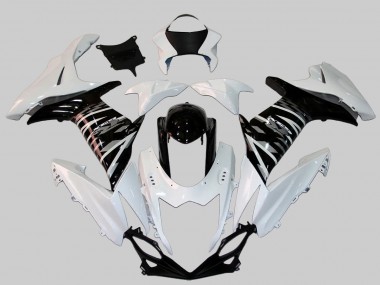 Acquista Carena Moto Suzuki GSXR 600/750 2011-2024 - Bianco Nero Lucido