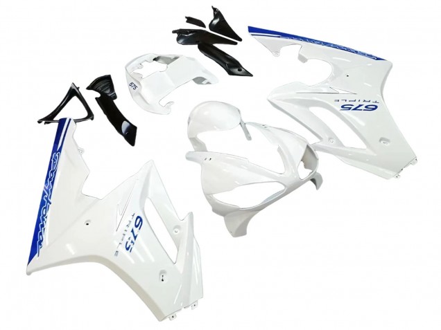 Acquista Carena Moto Triumph Daytona 675 2006-2008 - Bianco Blu