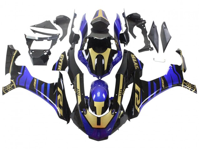 Acquista Carena Moto Yamaha YZF R1 2015-2019 - Blu Oro Nero