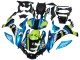 Acquista Carena Moto Yamaha YZF R1 2015-2019 - Blu Verde Nero Squalo