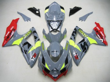 Acquista Carena Moto GSXR750 K6 2006-2007 - Nardo Grigio Neon Verde Rosso Ecstar