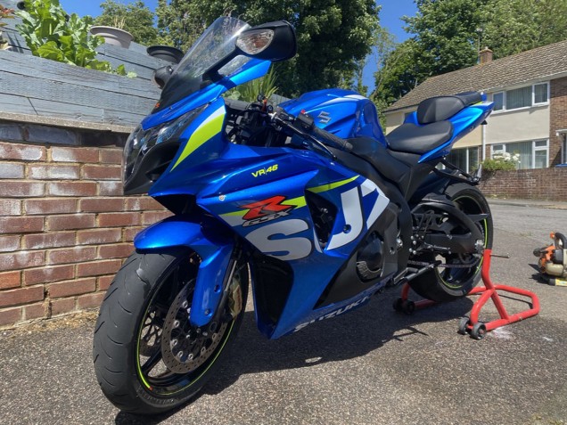 Acquista Carena Moto Suzuki GSXR 1000 2009-2016 - Blu Verde Bianco