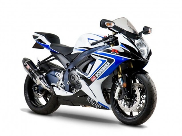 Acquista Carena Moto Suzuki GSXR 1000 2005-2006 - Bianco Blu Nero Yoshimura
