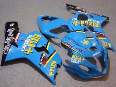 Acquista Carena Moto Suzuki GSXR 750 2004-2005 - Blu Oro Nero Motul Rizla