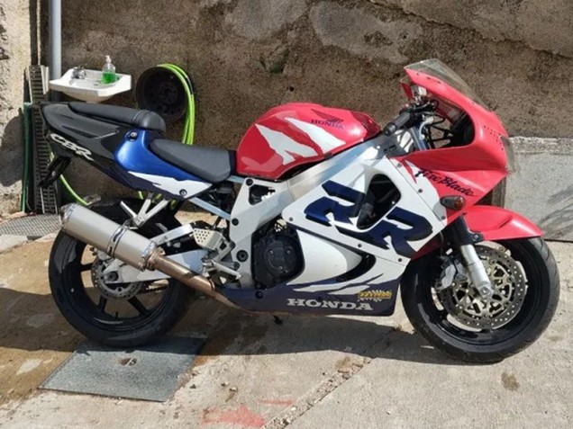 Acquista Kit Carena Moto Honda CBR900RR 919 1998-1999 - Bianco Rosso Blu