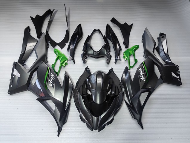 Acquista Carena Moto Kawasaki EX400 2018-2024 - Nero Lucido Nero Opaco Verde Bianco