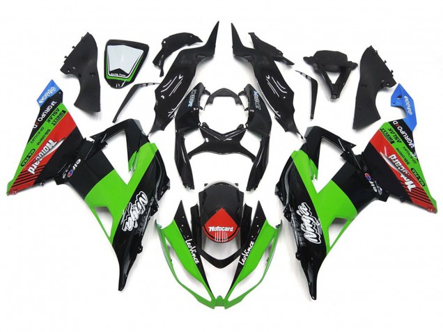 Motocard Verde & Nera 13-18 ZX6R Carene Moto