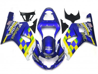 Acquista Movistar Blu Lucido 01-03 GSXR 600-750 Carene Moto