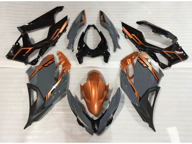 Nardo Grigio & Arancione 18-23 Ninja 400 Carene Moto