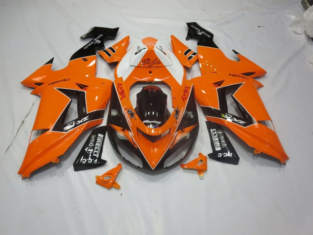 Nero Arancione 06-07 ZX10R Carene Moto