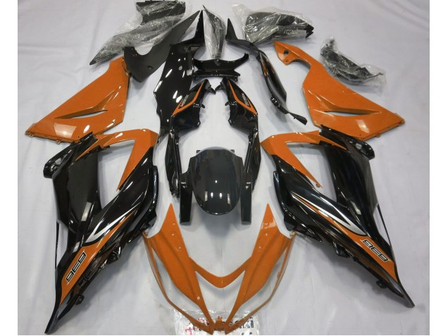 Nero & Arancione 13-18 ZX6R Carene Moto