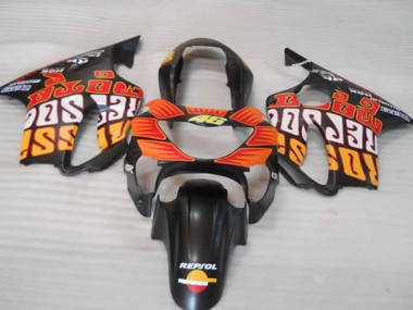 Acquista Nero Arancione Opaco & Rosso 99-00 CBR600 F4 Carene Moto