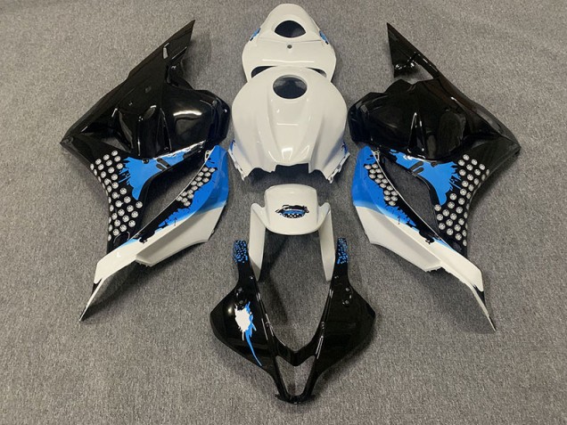 Nero Blu & Bianco 09-12 CBR600RR Carene Moto