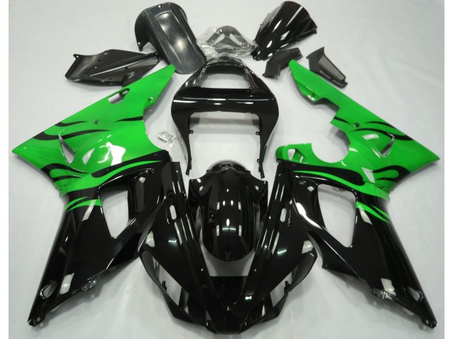 Nero Fiamma & Verde 00-01 R1 Carene Moto