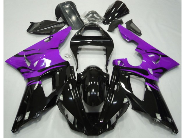 Nero Fiamma & Viola 00-01 R1 Carene Moto