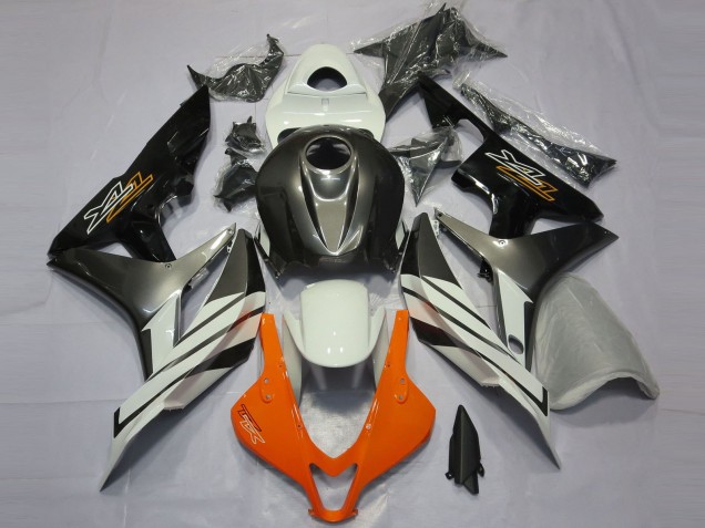 Nero Grigio & Arancione 07-08 CBR600RR Carene Moto
