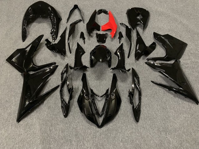 Nero Lucido 13-16 Daytona 675 Carene Moto
