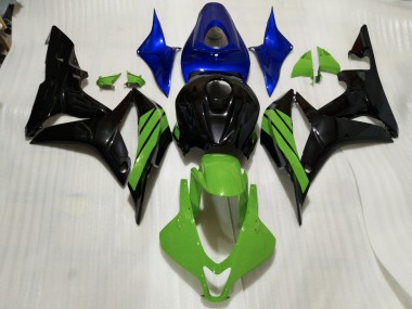 Acquista Nero Lucido & Accenti Verdi & Blu 07-08 CBR600RR Carene Moto