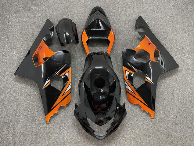 Nero Lucido & Arancione 04-05 GSXR 600-750 Carene Moto