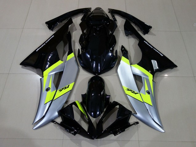 Nero Lucido & Argento 08-16 R6 Carene Moto
