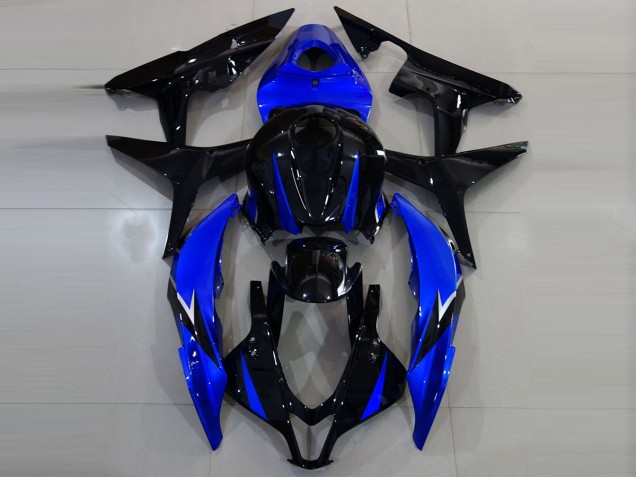 Nero Lucido & Blu 07-08 CBR600RR Carene Moto