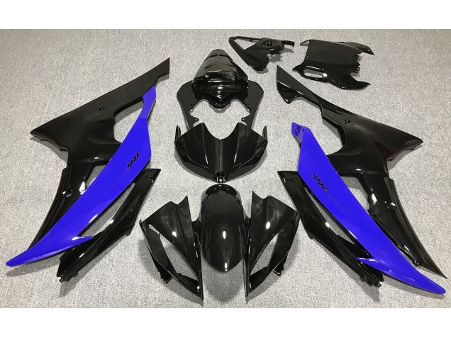 Nero Lucido & Blu 08-16 R6 Carene Moto