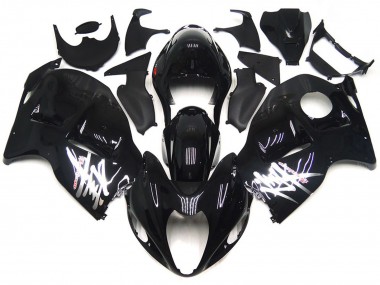 Acquista Nero Lucido Con Decalcomanie Argento 97-07 GSXR 1300 Carene Moto