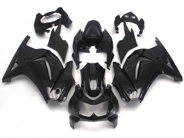 Nero Lucido Liscio 08-12 Ninja 250 Carene Moto
