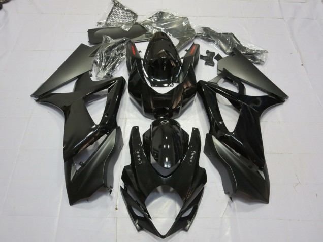 Nero Lucido & Opaco 07-08 GSXR 1000 Carene Moto