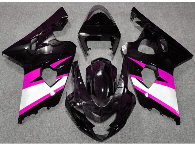 Nero Lucido & Rosa 04-05 GSXR 600-750 Carene Moto