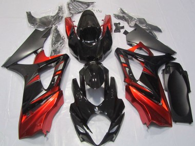 Acquista Nero Lucido & Rosso 07-08 GSXR 1000 Carene Moto