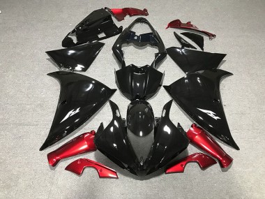 Acquista Nero Lucido & Rosso 09-11 R1 Carene Moto