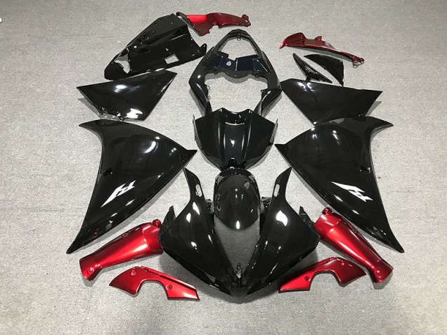 Nero Lucido & Rosso 09-11 R1 Carene Moto