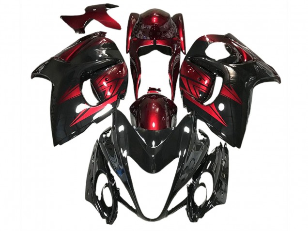 Nero Lucido & Rosso Intenso 08-20 GSXR 1300 Carene Moto