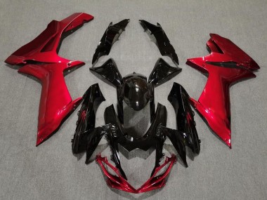 Acquista Nero Lucido & Rosso Lava 11-24 GSXR 600-750 Carene Moto