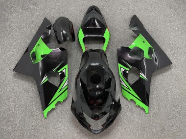 Acquista Nero Lucido & Verde 04-05 GSXR 600-750 Carene Moto