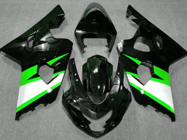 Acquista Nero Lucido & Verde 04-05 GSXR 600-750 Carene Moto