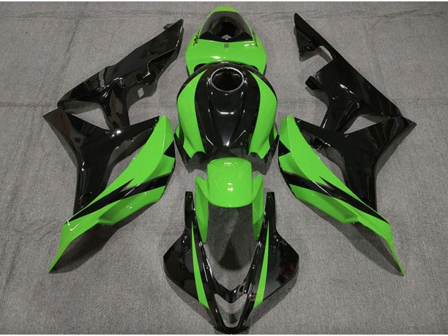 Nero Lucido & Verde 07-08 CBR600RR Carene Moto