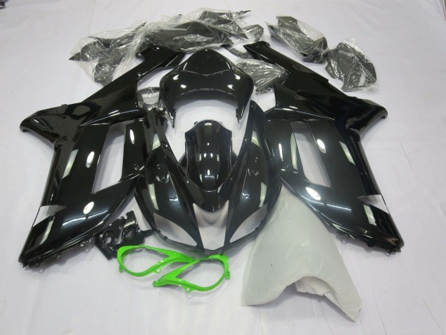 Nero Lucido Verde 07-08 ZX6R Carene Moto